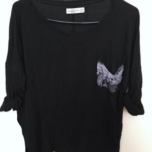 Oversized dolman tee